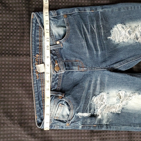 Wet Seal, distressed, jeans, size 5R - Picture 5 of 10
